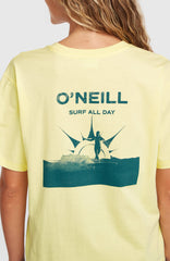 O’Neill Boxy Back Print T-Shirt Women - Rainforest Dew