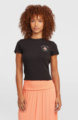 O'Neill Rib T-Shirt Women - Black Out