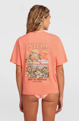 O’Neill Boxy Back Print T-Shirt Women - Funky Peach