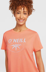 Front Print T-Shirt Women - Funky Peach