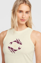 Women Of The Wave Tank Top Women - Pistachio Shell