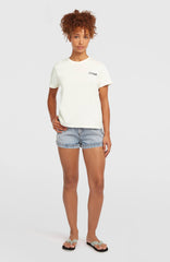 O'Neill Polygiene Cotton Graphic T-Shirt Women - Snow White