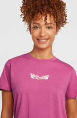 Essentials Script T-Shirt Women - Electric Fuschia