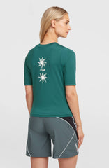 O'Neill Hybrid Polygiene UPF 50+ T-Shirt Women - Botanical Heat