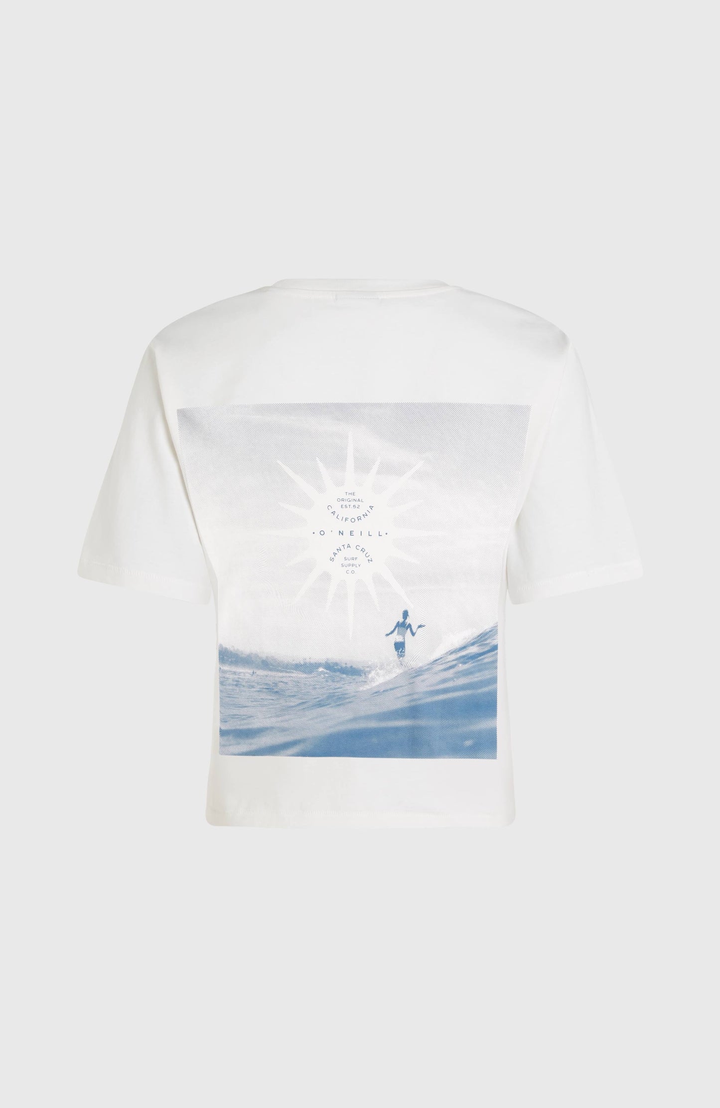 Summer Musthaves Back Print T-Shirt Women - Snow White