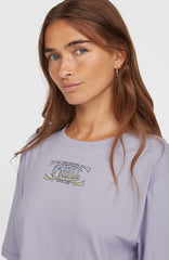 Summer Musthaves Back Print T-Shirt Women - Purple Gleam