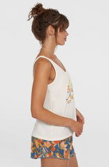 Luana Graphic Tank Top Women - Snow White