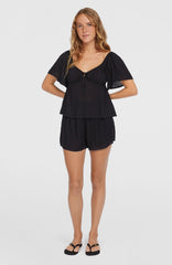 Huges Woven Top Women - Black Out
