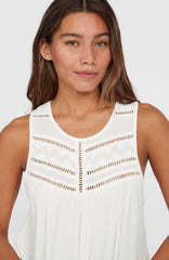 Essentials Tokeena Embroidery Tank Women - Snow White