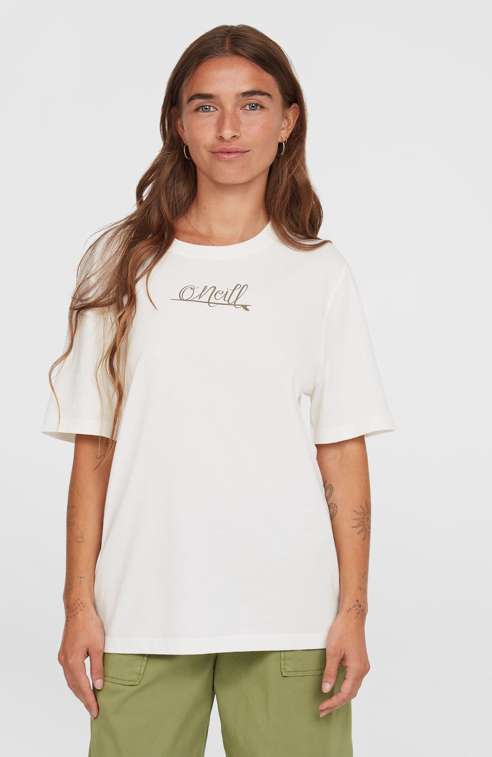 Essentials Script T-Shirt Women - Snow White