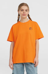 O'Riginals Back-Print T-Shirt Women - Mango Punch