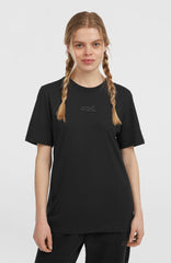 Essentials Script T-Shirt Women - Black Out