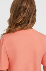 Essentials Script T-Shirt Women - Coral Pink
