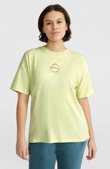 Back Graphic T-Shirt Women - Lime Wash