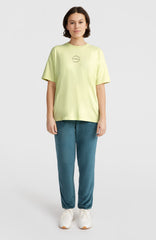 Back Graphic T-Shirt Women - Lime Wash