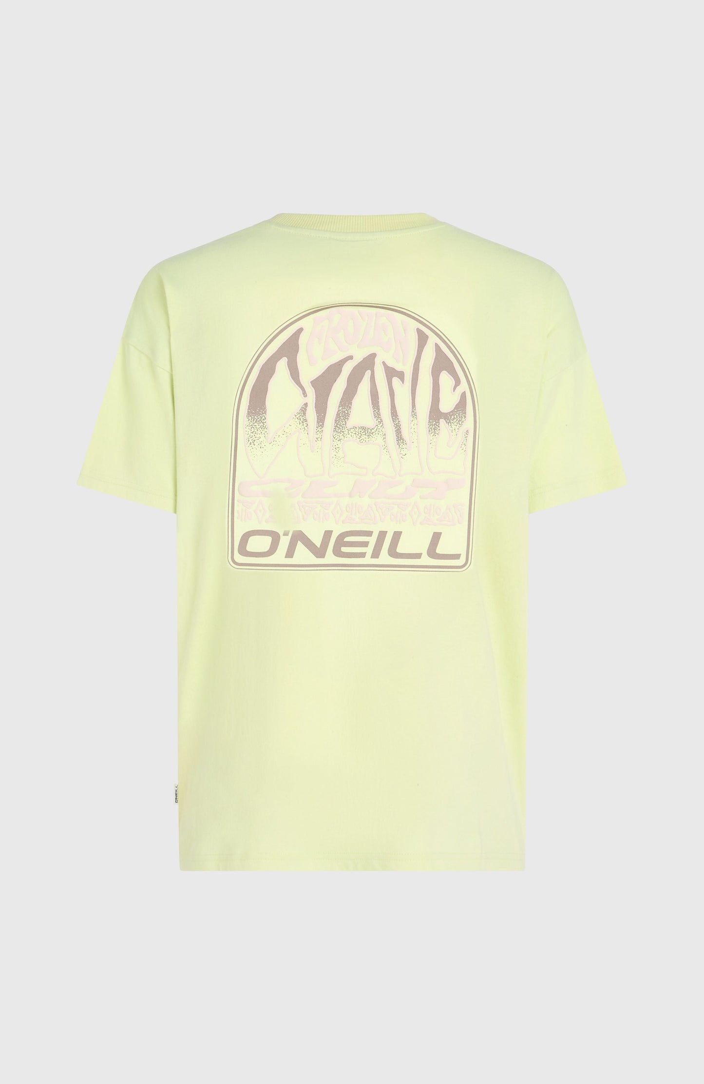 Back Graphic T-Shirt Women - Lime Wash