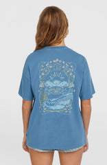 Beach Vintage T-Shirt Women - Copen Blue