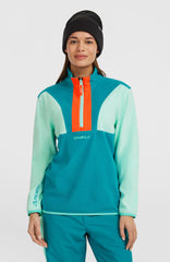 FWC'Cruz Triple Polartec® Half-Zip Fleece Women - Retro Mint Colour Block
