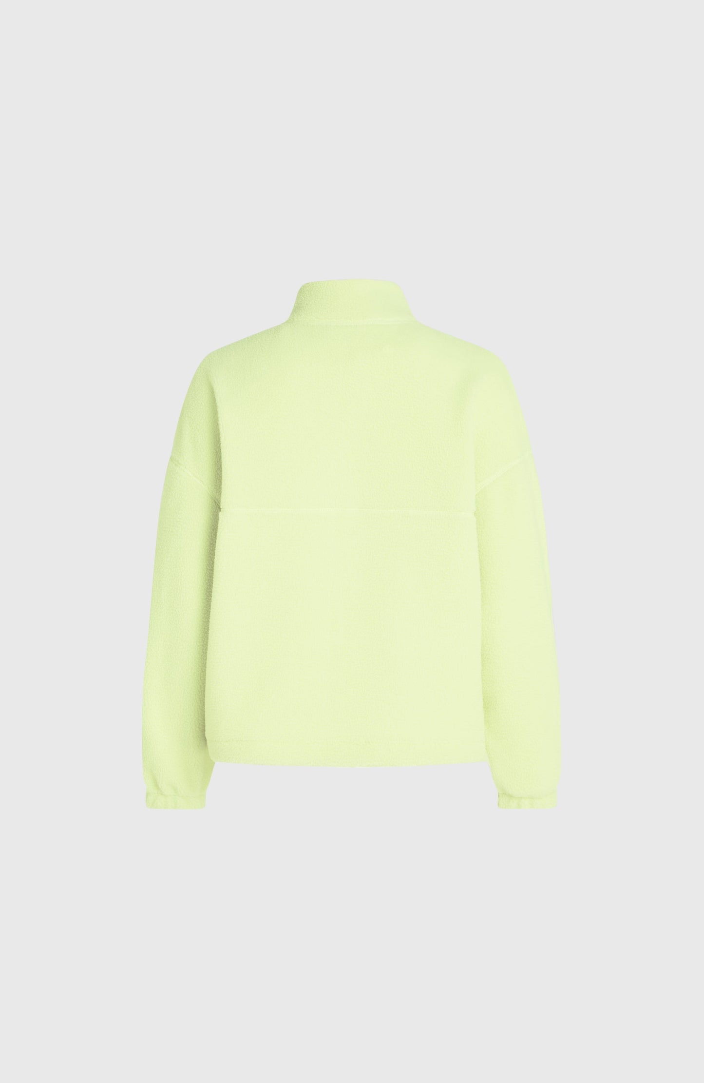 High-Pile Full-Zip Fleece Women - Lime Wash