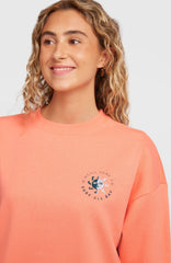 Summer Musthave Crewneck Sweatshirt Women - Funky Peach