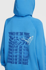 Women Of The Wave Hoodie Women - Blue Booth