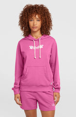 Essentials Script Hoodie Women - Electric Fuschia
