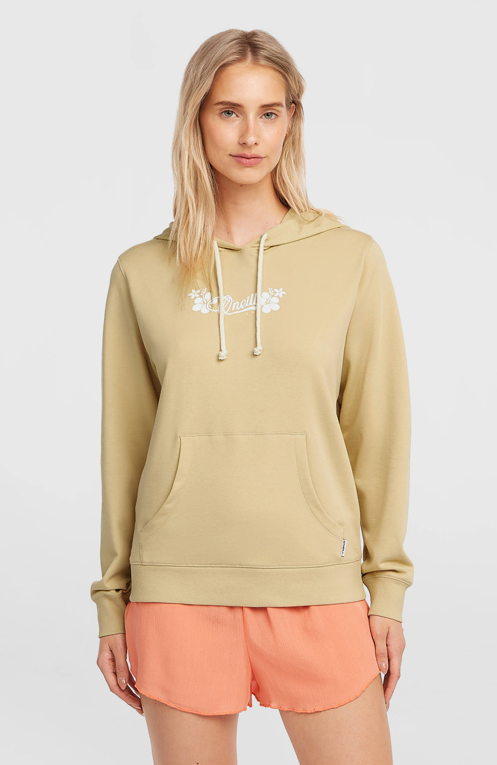Essentials Script Hoodie Women - Cocoa Sand