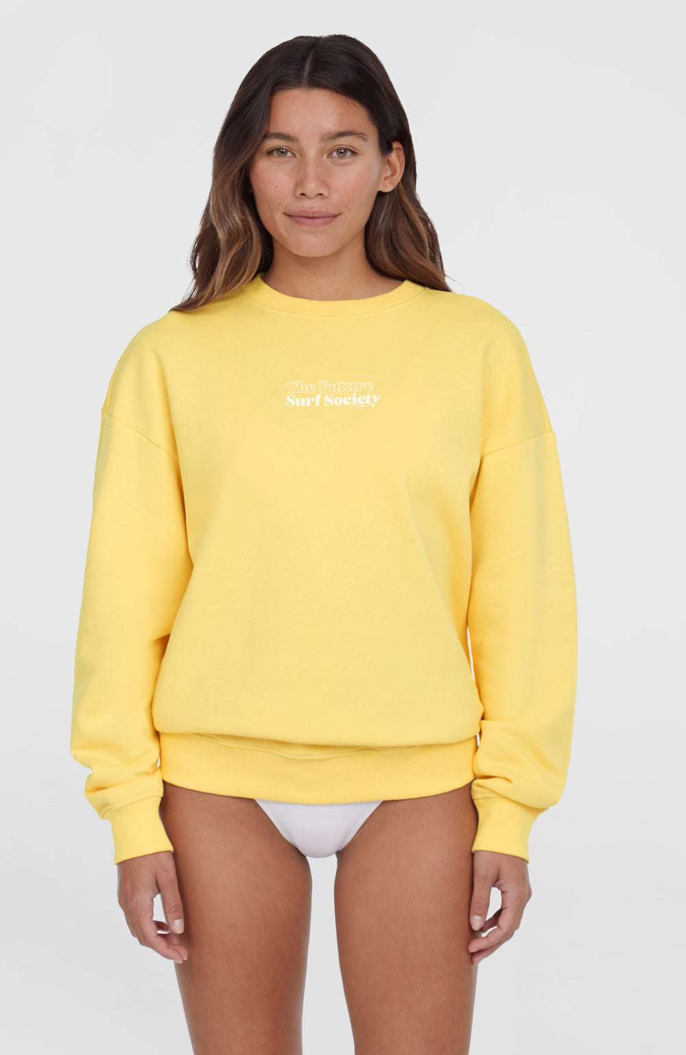 Future Surf Crew Sweatshirt Women - Tender Buttercup