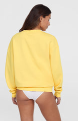 Future Surf Crew Sweatshirt Women - Tender Buttercup