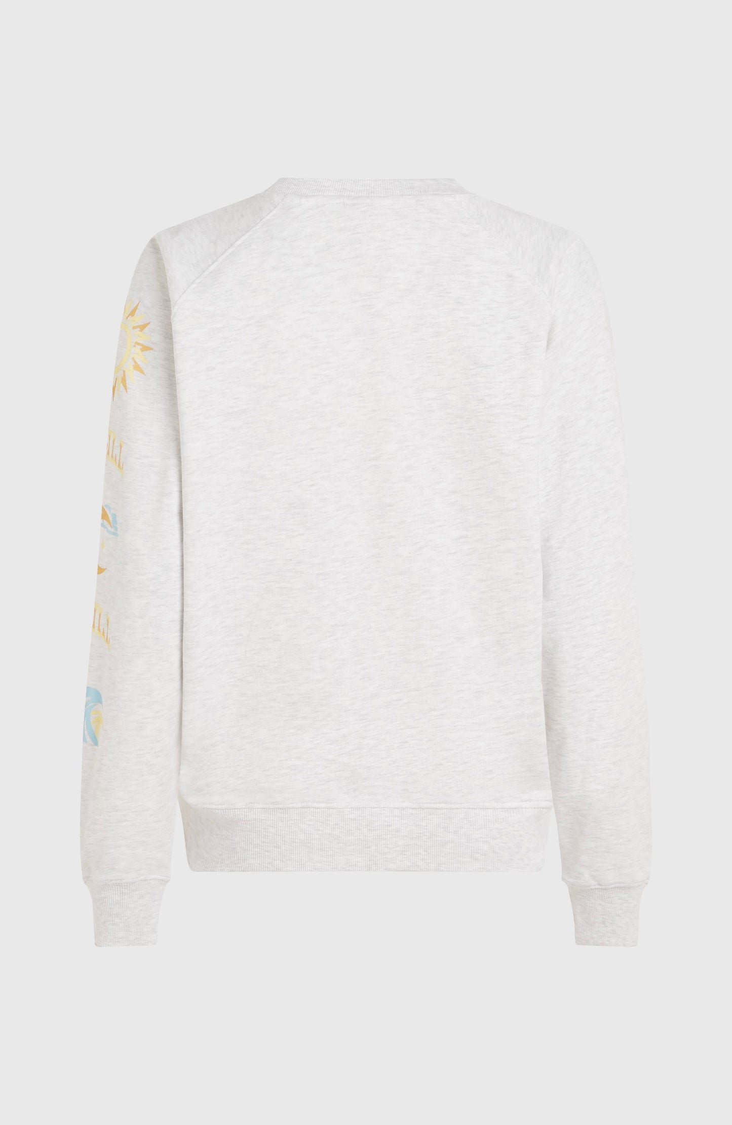 Beach Vintage Crew Sweatshirt Women - White Melange
