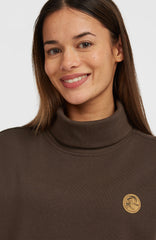 O'Riginals High-Neck Crew Sweatshirt Women - Coffee Bean