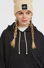 Essentials Script Hoodie Women - Black Out