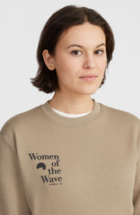 Women of the Wave Crew Sweatshirt Women - Concrete