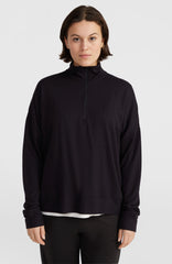 Half-Zip Sweatshirt Women - Black Out