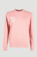 Women of the Wave Crew Sweatshirt Women - Genuine Pink