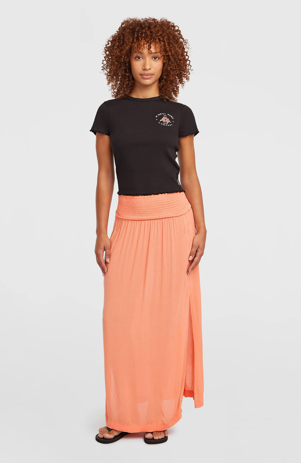 Johnny Maxi Skirt Women - Funky Peach