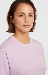 Women of the Wave T-Shirt Dress Women - Pale Lavender