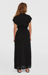 Lori Maxi Shirt Dress Women - Black Out