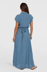 Lori Maxi Shirt Dress Women - Copen Blue