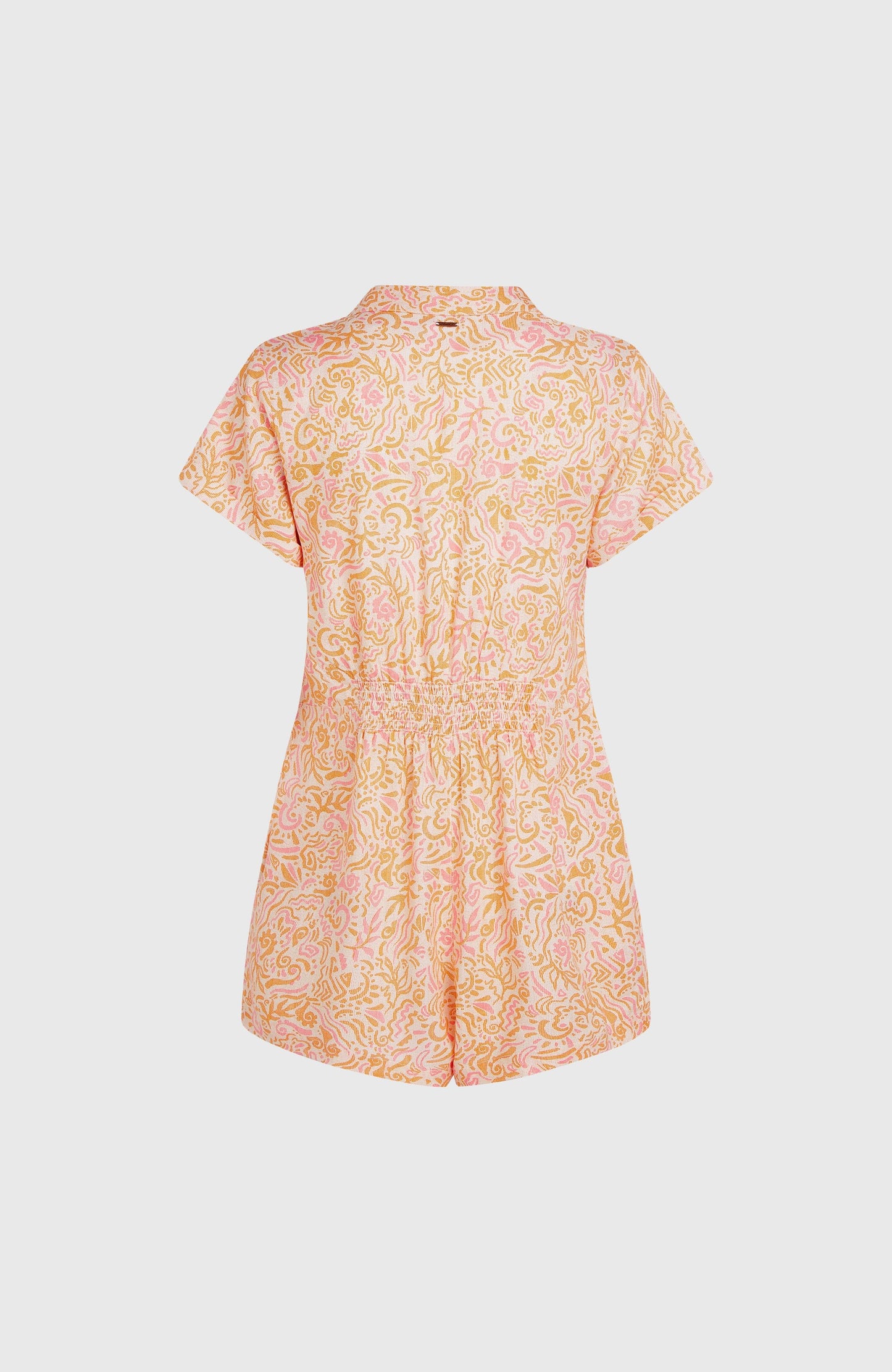 Women of the Wave Romper Women - White Abstract Wave