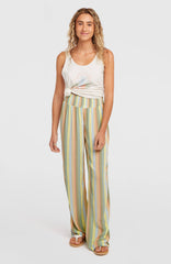 Johnny Smocked Waist Pants Women - Multi Must Haves Stripe