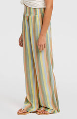 Johnny Smocked Waist Pants Women - Multi Must Haves Stripe