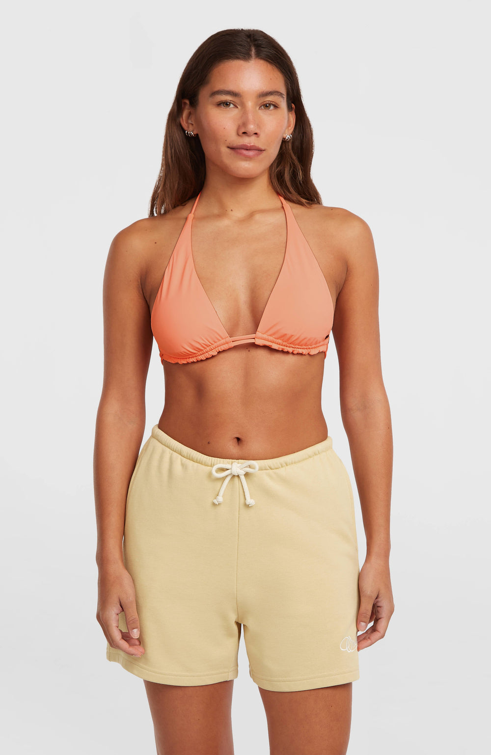 Essentials Script Sweatshorts Women - Cocoa Sand