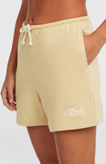Essentials Script Sweatshorts Women - Cocoa Sand