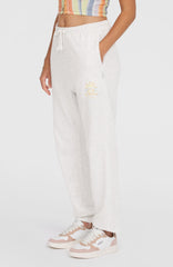 Beach Vintage Sweatpants Women - White Melange