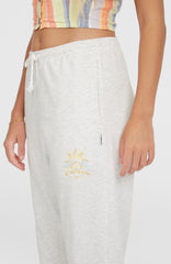 Beach Vintage Sweatpants Women - White Melange