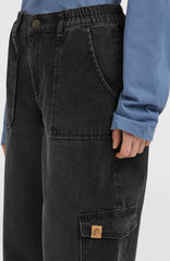 O'Riginals Denim Cargo Pants Women - Black Out
