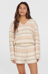 Bavaro Shorts Women - White Bavarro Stripe