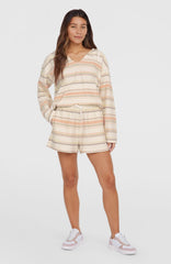 Bavaro Shorts Women - White Bavarro Stripe