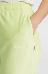 Velour Sweatpants Women - Lime Wash